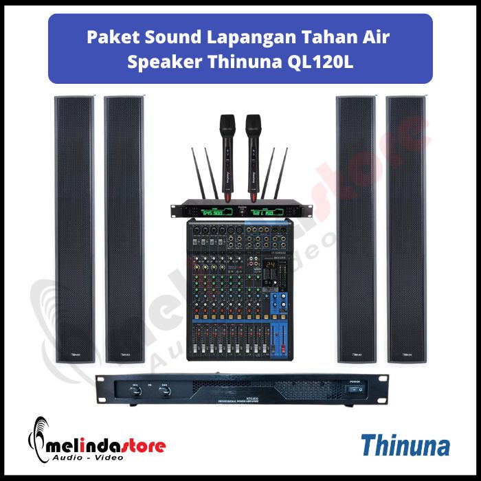 Paket Sound Lapangan Upacara Speaker Thinuna QL-120L | 4 Speaker (Waterproof)